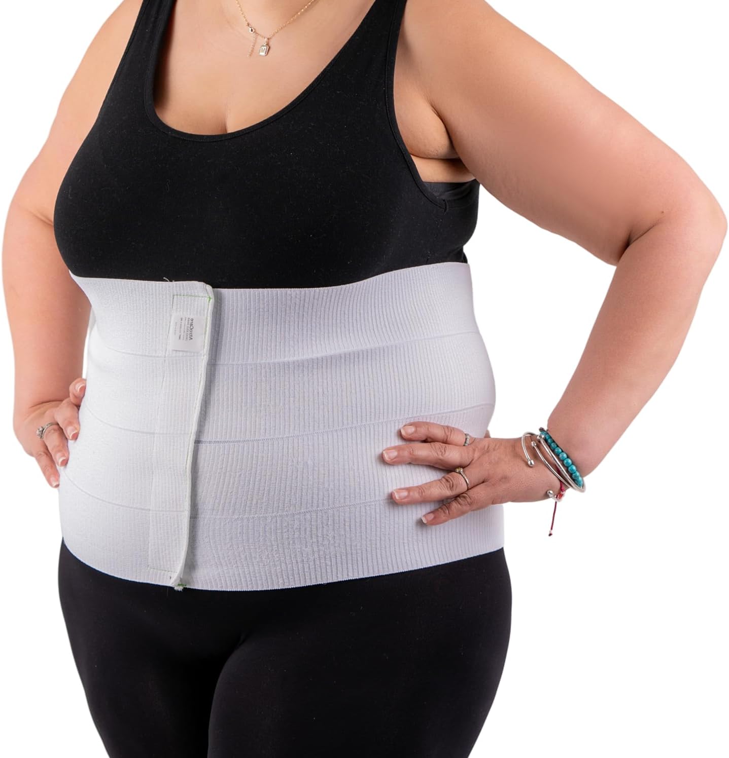 4 Panel, 12" high, Plus Size Post Surgery Abdominal Binder