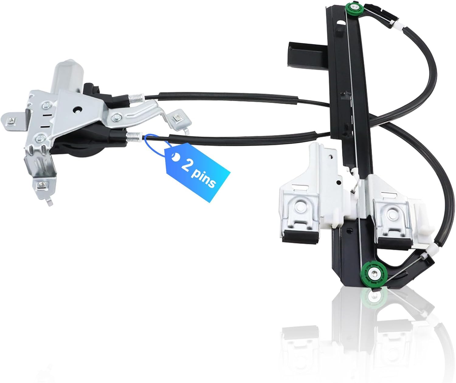 748-229 Rear Right Power Window Regulator with Motor Fit for 2000-2006 Chevy Tahoe GMC Yukon, 2002-2006 Cadillac Escalade, Passenger Side 2001 2003 2004 2005 Power Window Lift Regulator Replace 748229