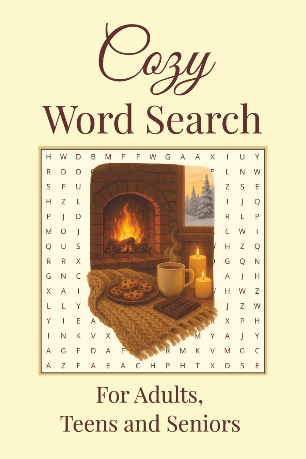 Cozy Word Search: A Feel-Good Puzzle Book of Snug Words, Sweet Moments, and Simple Joys