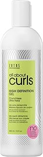 All About Curls High Definition Gel | Crunchless Ultra Hold | Define, Moisturize, De-Frizz | All Curly Hair Types