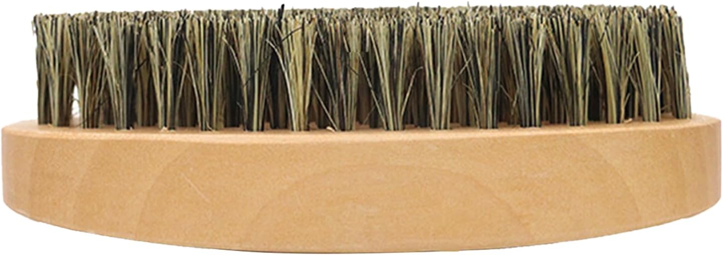 Face Hair Brush | Mustache Grooming Tools With Soft Bristles | Anti-Slip Beard Shaping Care Aid for Business Trip Home Traveling Outdoor Apartments