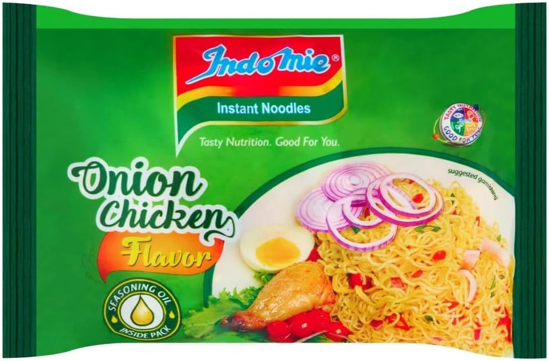 Nigerian Indomie Onion Chicken Noodles - Instant Noodles Chicken Flavor (70g x 40 Packs) - Quick and Delicious Meal Option