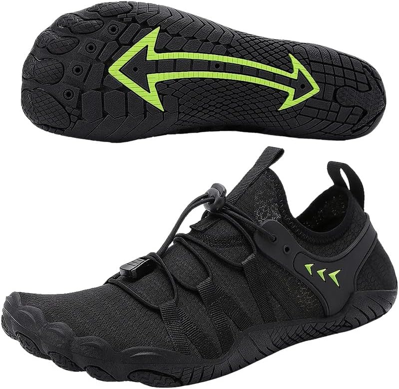 Quick Dry Barefoot Aqua Shoes - Mens Womens Beach & Pool Shoes for Swim, Surf & Diving