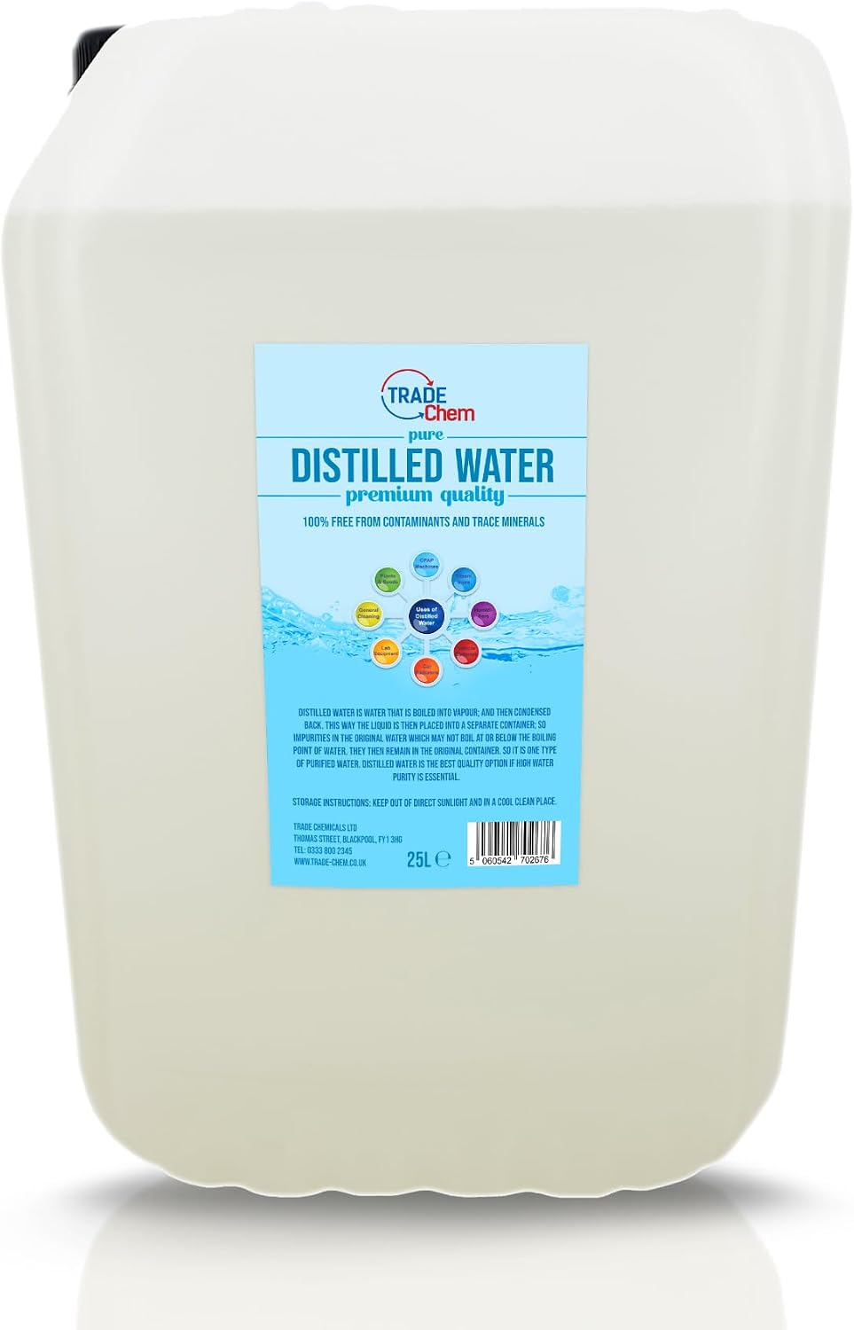Pure Chem Distilled Water Ironing Water - CPAP Machines, Steam Irons