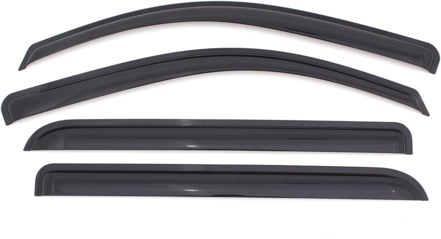 Auto Ventshade [AVS] Outside Mount Rain Guards for 1999 - 2004 Oldsmobile Alero Sedan; 1999 - 2005 Pontiac Grand Am Sedan | Window Vent Visors, 4 pcs. - Smoke | 94513