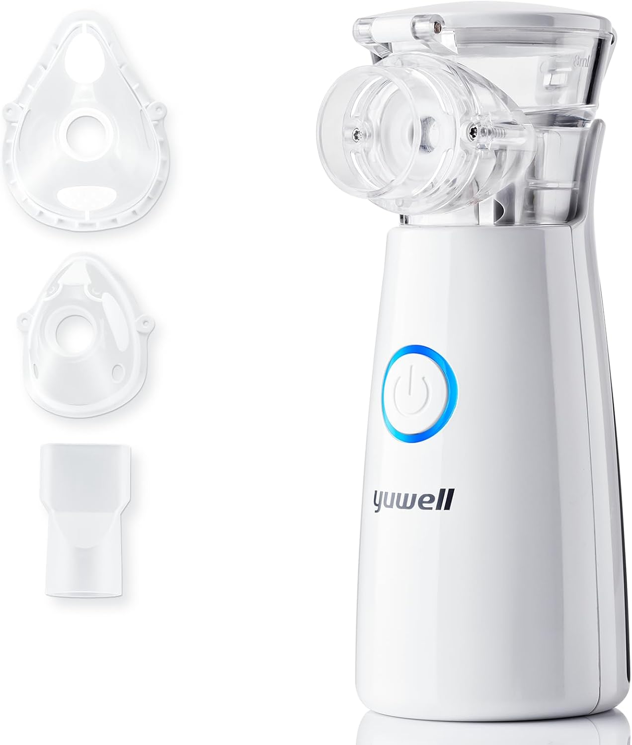 yuwell Portable Nebuliser Machine for Kids and Adults, Silent Mesh Nebuliser Ideal for Travel and Home Use(M102)