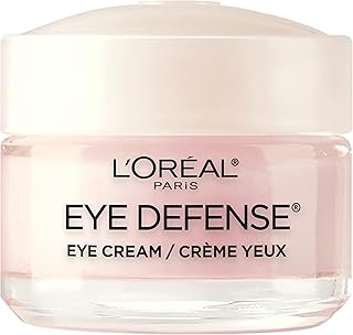 L'Oreal Paris Dermo-Expertise Eye Defense Eye Cream with Caffeine and Hyaluronic Acid (Pack of 1) | 0.5 oz