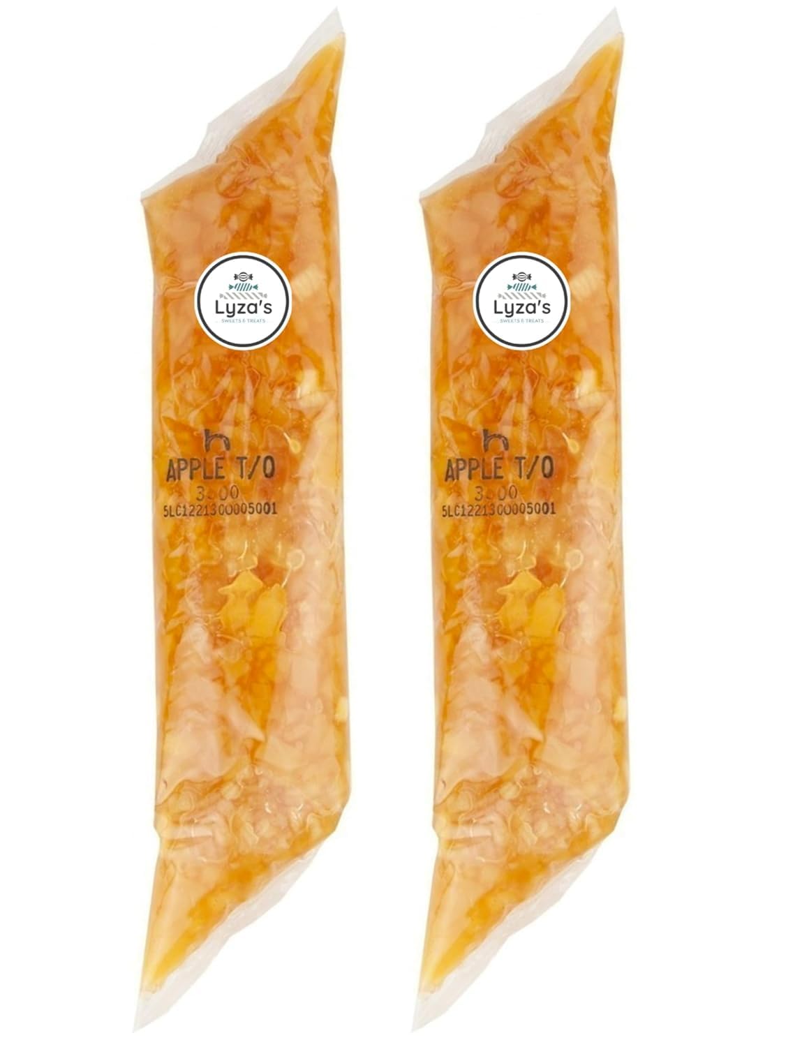 Henry & Henry Pie & Pastry Filling - 2 LB Bags - Pack of 2 By Lyza's Sweets & Treats (Apple)