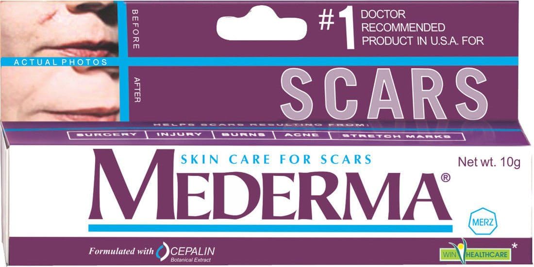 Mederma Skin Care Cream 10 gm for Surgery Injury Burns Acne Stretch Marks