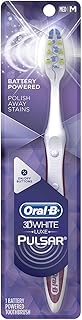 Oral-B Pulsar Whitening Battery Toothbrush, Medium, 1 Count