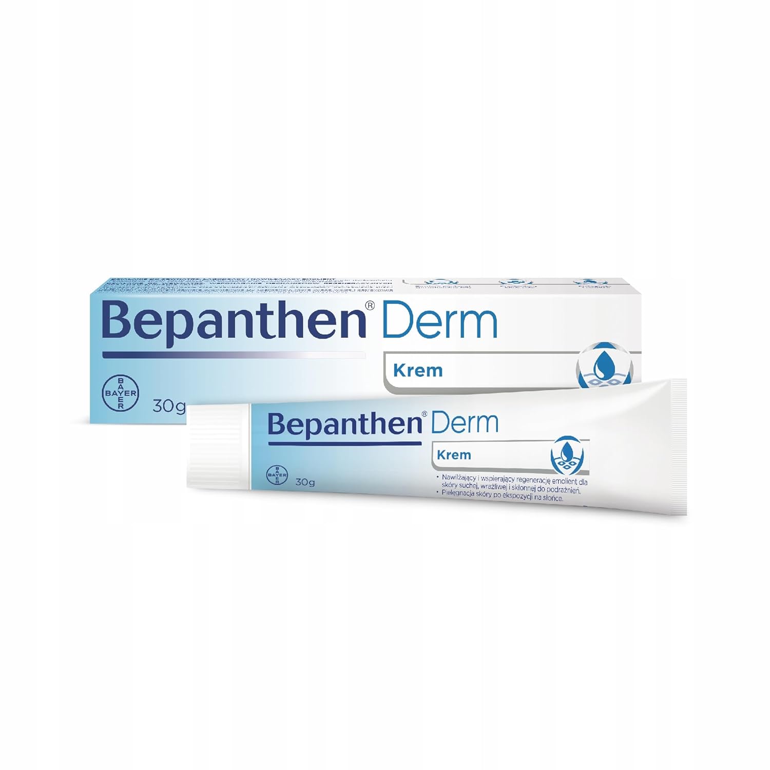 Bepanthen Derm Krem (Skin Moisturizing Cream), 30 g / 1,06 Oz(Pack of 1)