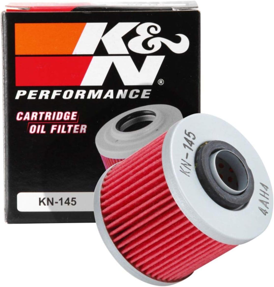 K&N Motorcycle Oil Filter: High Performance, Premium, Designed to be used with Synthetic or Conventional Oils: Fits Select Yamaha Vehicles, KN-145