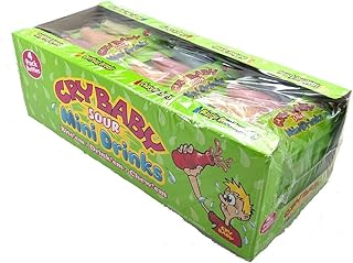 Cry Baby Sour Mini Drinks Packs - 18 / Box