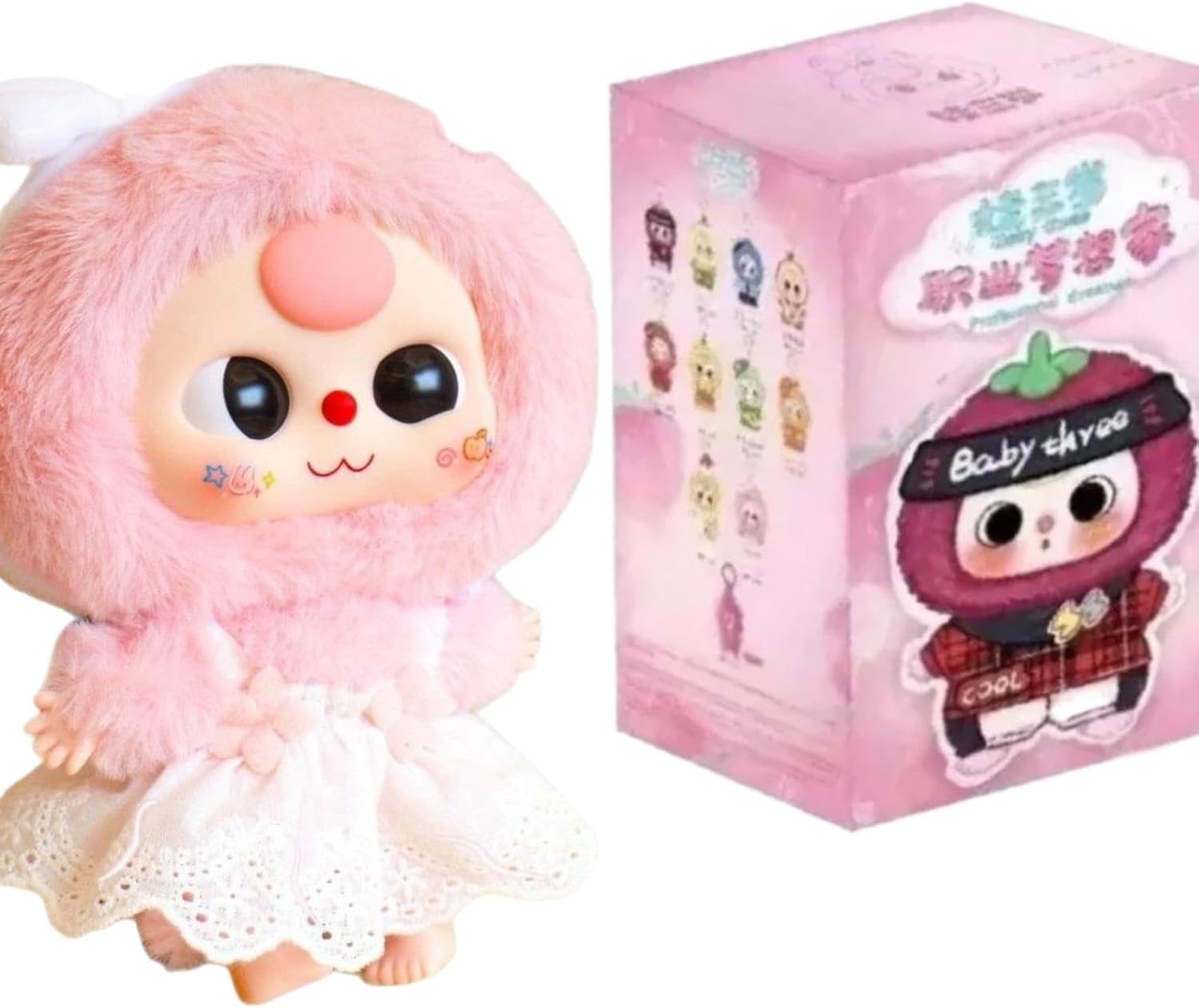 New Baby Three Professional Dreamer Series Plush Doll Blind Box Cute Stuffed Animal Mystery Collectible Toys, Home Decorations Holiday Birthday Gifts, Random 1pc