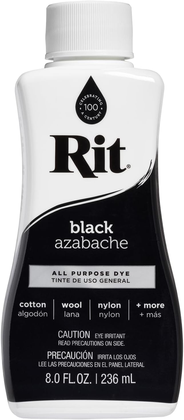 Nakoma Rit Liquid Dye,Black 8 oz