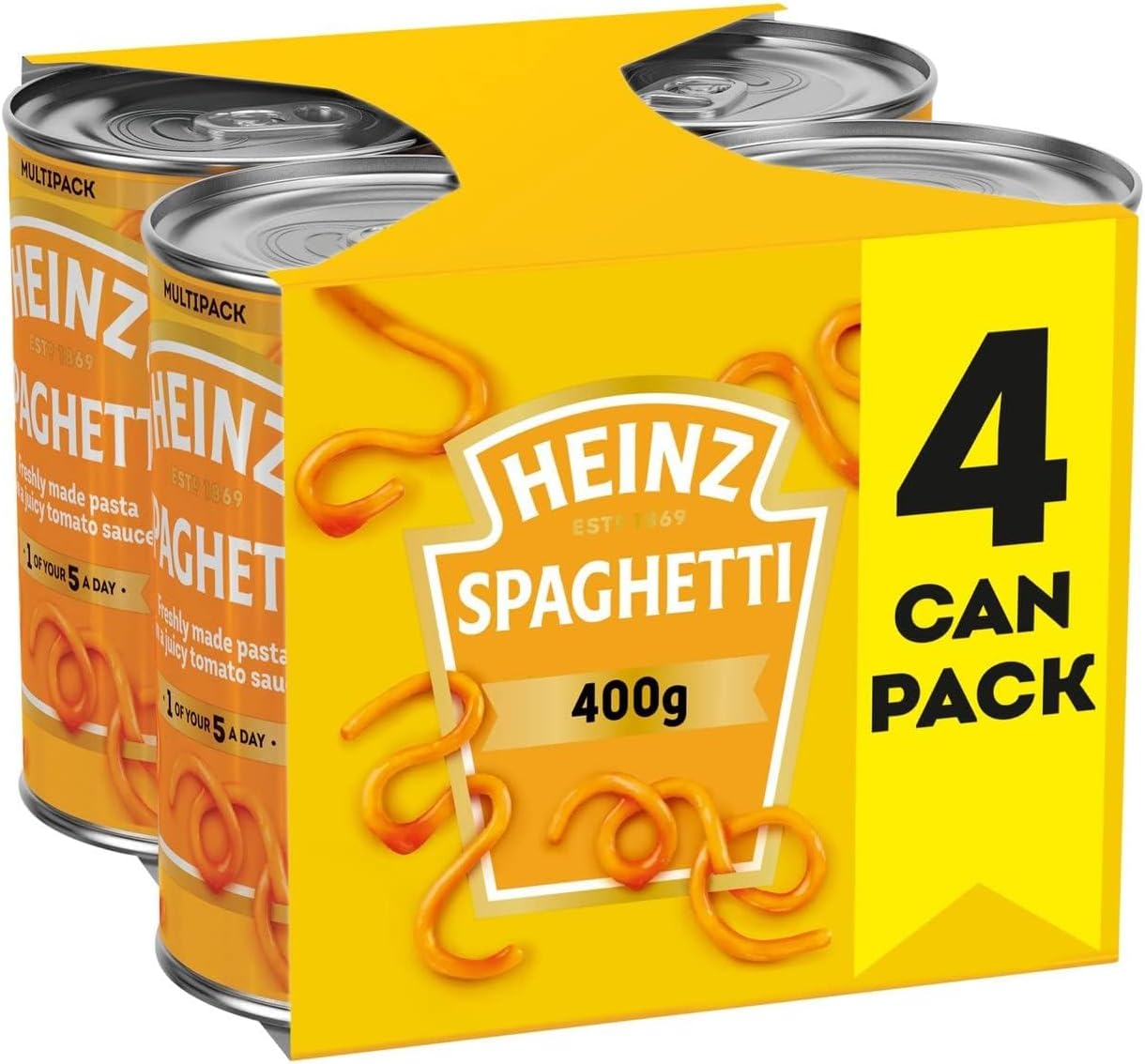 Heinz Spaghetti in Tomato Sauce 4 x 400 g
