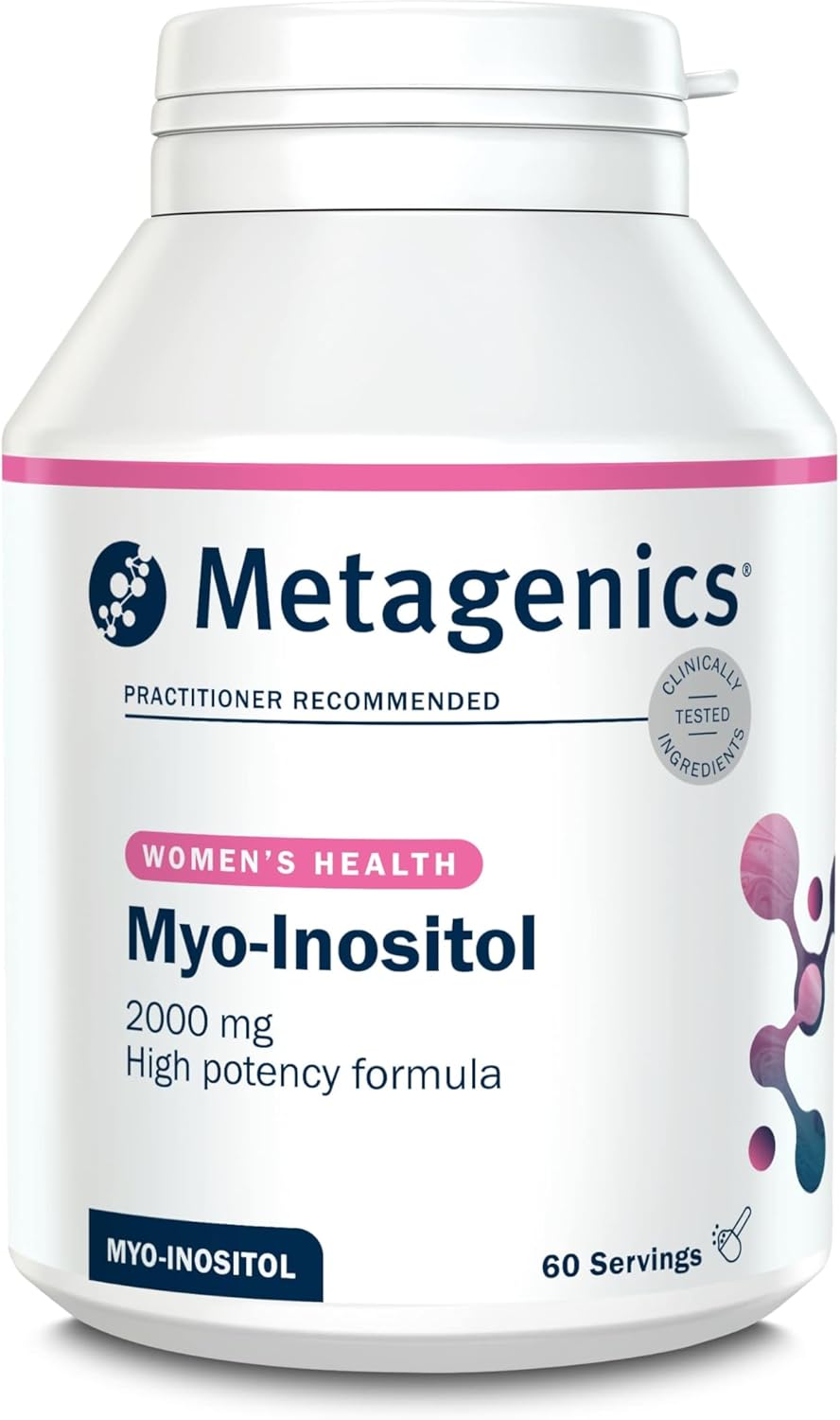Metagenics Myo-Inositol Powder 2000mg - Supports Healthy Hormone Levels in Women - 60 Servings