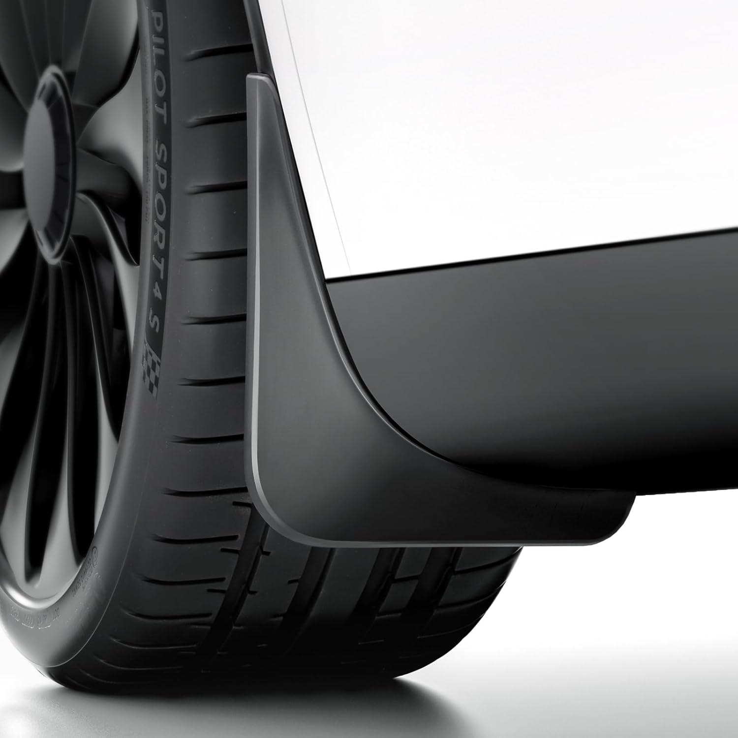 REEVAA 2025 Tesla New Model Y Juniper Accessories - Mud Flaps [Protect Paint, No Drilling Required] All-Weather Mud Guard Body Kits for Model Y Juniper 2025-2026, Black (Set of 4)