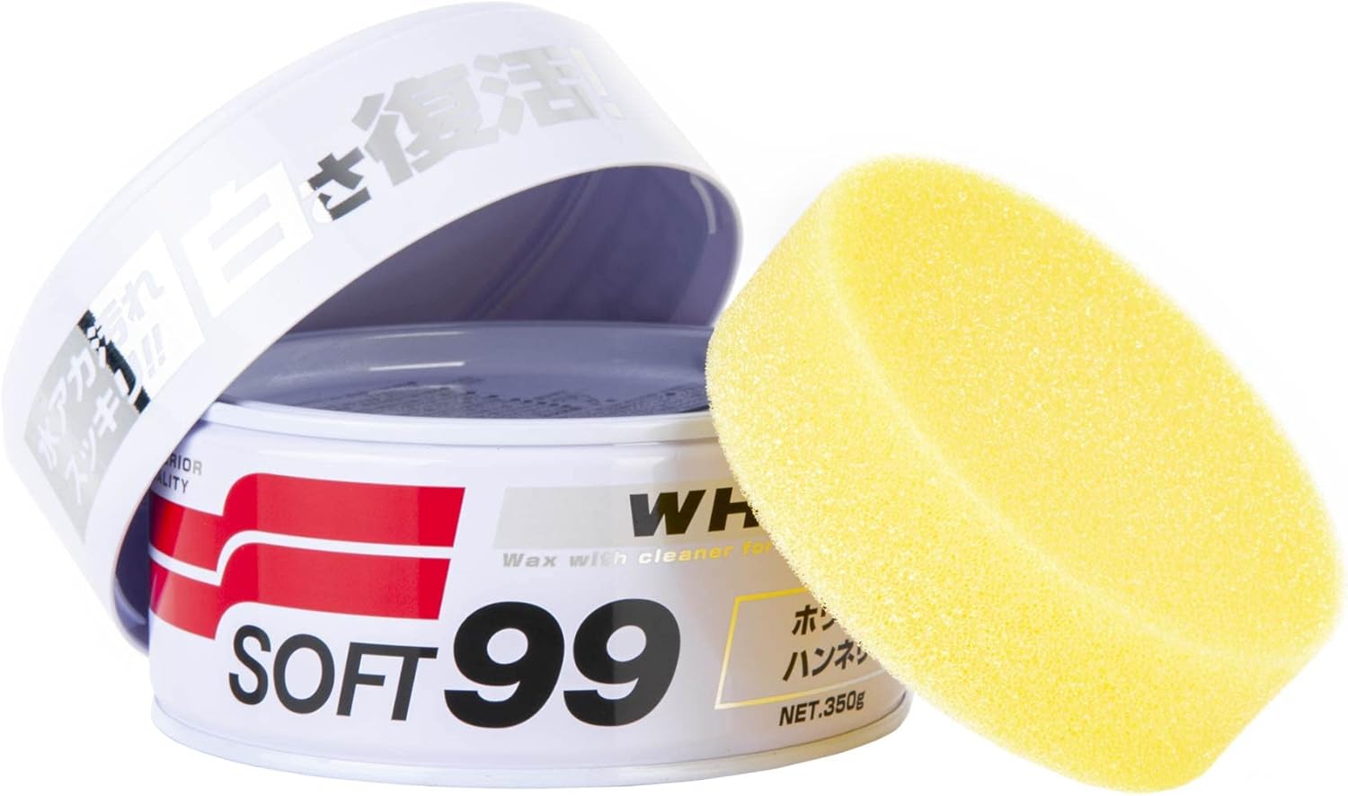Soft99 Wax New For White and Light Color Paint 300g #00020