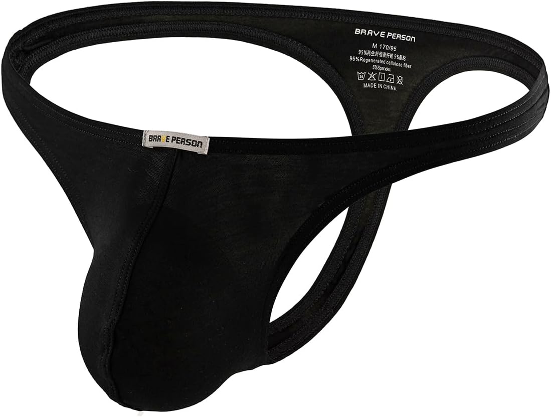 MuscleMate Men's Thong G-String Underwear, Men's Hot Thong G-String Brief Underwear, Stretch and All-day Comfort.