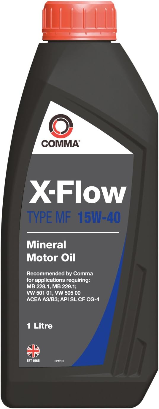 Comma XFMF1L 1L X-Flow Type MF 15W40 Mineral Motor Oil