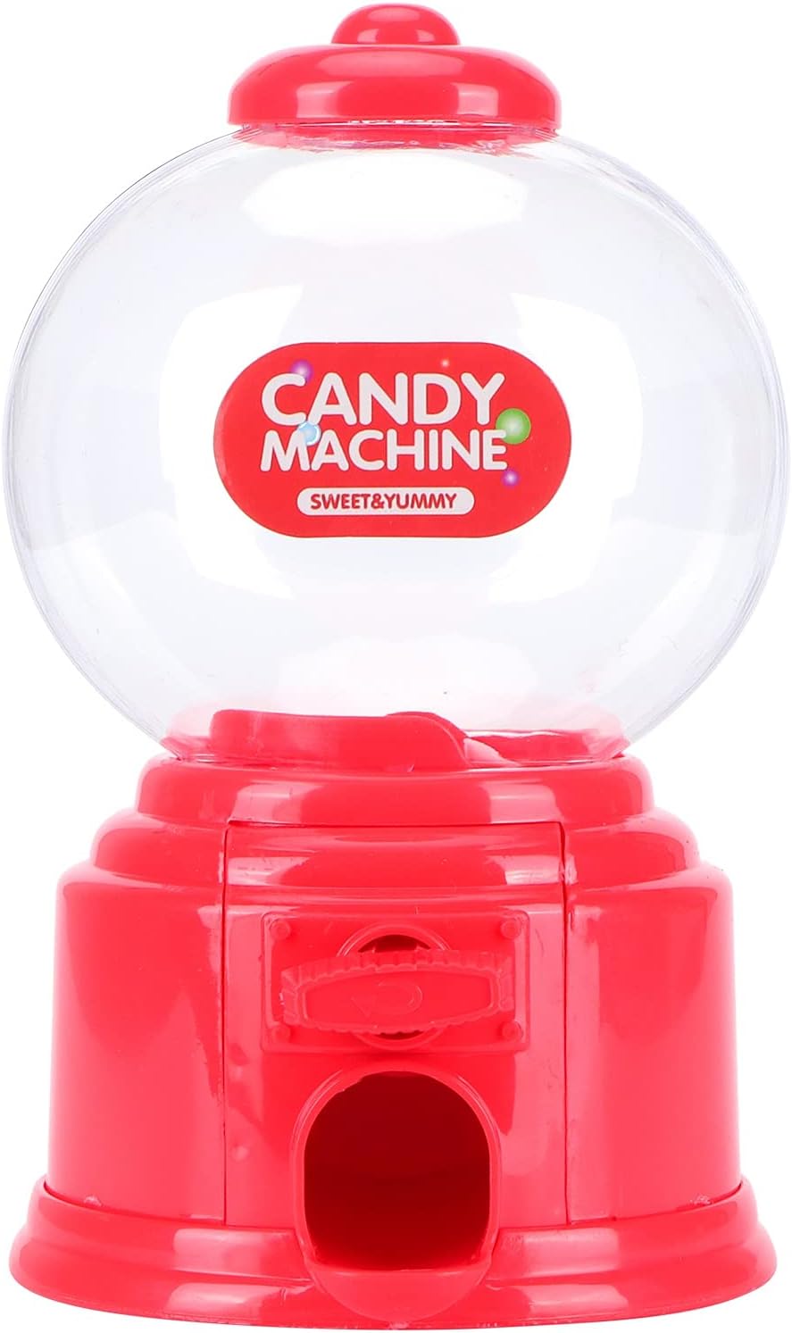 Sweet Dispenser Mini Vending Machine For Sweets, Candy Dispenser Cute Sweet Machine, Gumball Machine Plastic Candy Machine Sweets Dispenser, Gumball Dispenser Mini For Boys Girls(Red)