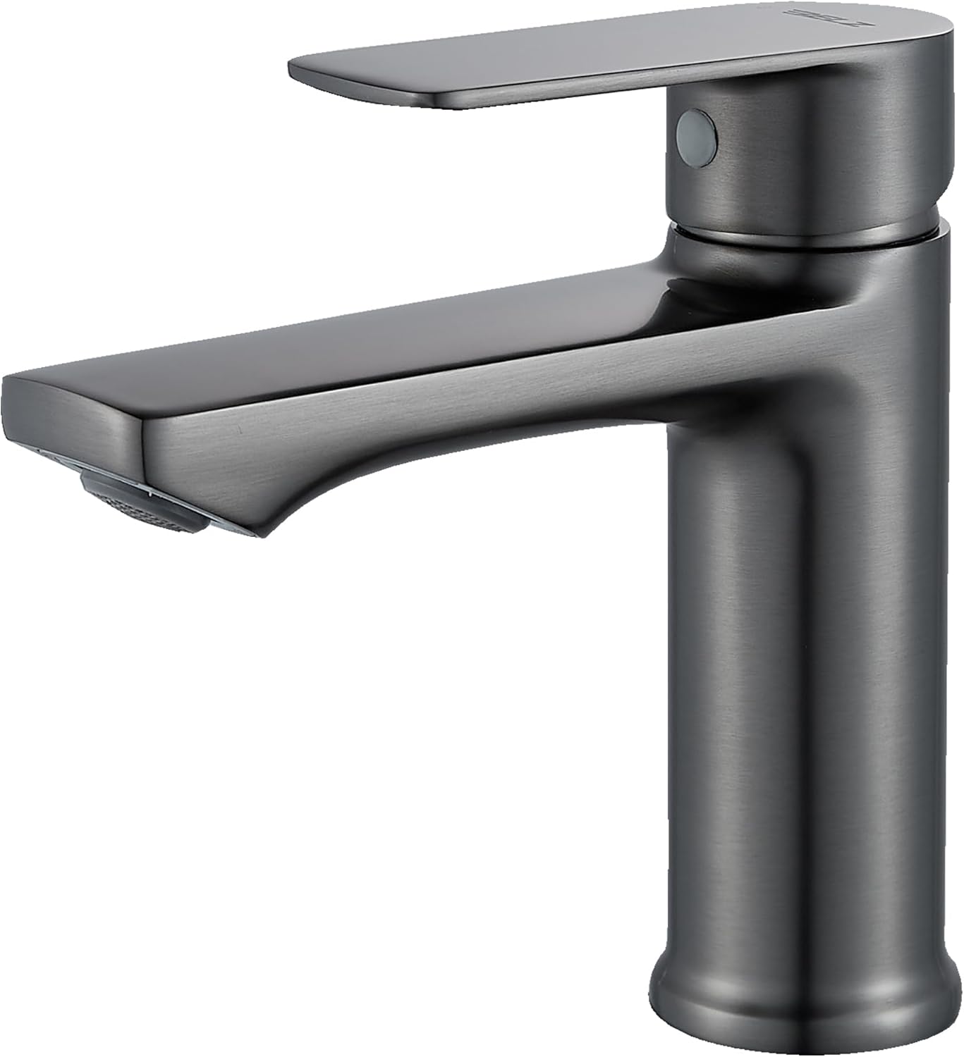 BELZ Bathroom Sink Tap Basin Mixer Taps Single Lever Monobloc Modern Design Hot & Cold Water Mixer Gunmetal