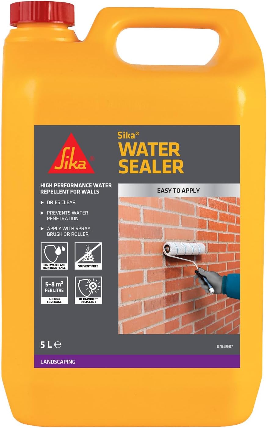 Everbuild 402 Water Seal – High Performance – Long Lasting Protection From Water Damage – Solvent-Free Formula – Water Repellant – 5 Litre