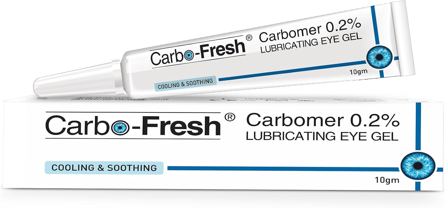 Carbomer 0.2% Lubricating Eye Gel | Eye Gel Drops for Irritated, Tired & Dry Eyes | Protects The Cornea Against The Drying Out | Quick Acute Aid for The Dry Eyes - 10 ml (1)