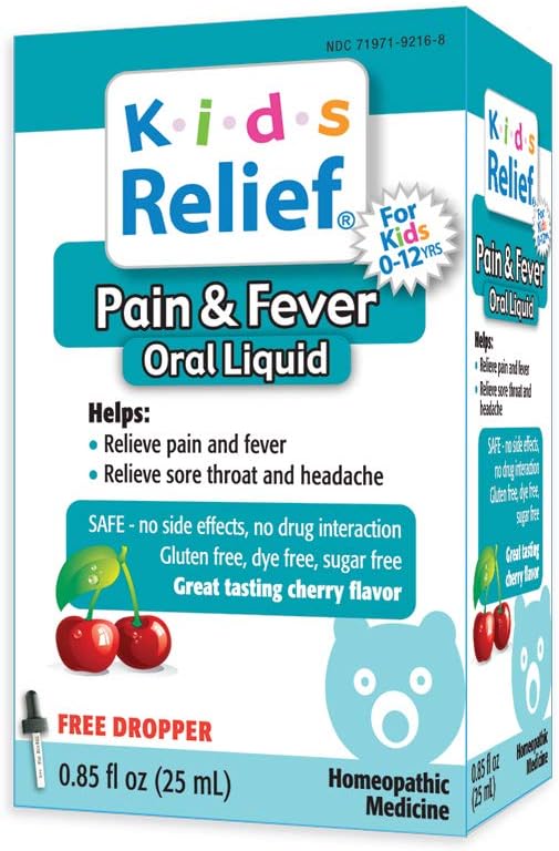 Kids Relief Pain & Fever Oral Liquid for Kids 0-12 Years