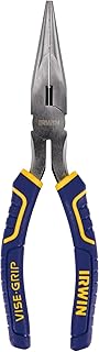 IRWIN VISE-GRIP Long Nose Pliers with Wire Cutter, 8-Inch (2078218)