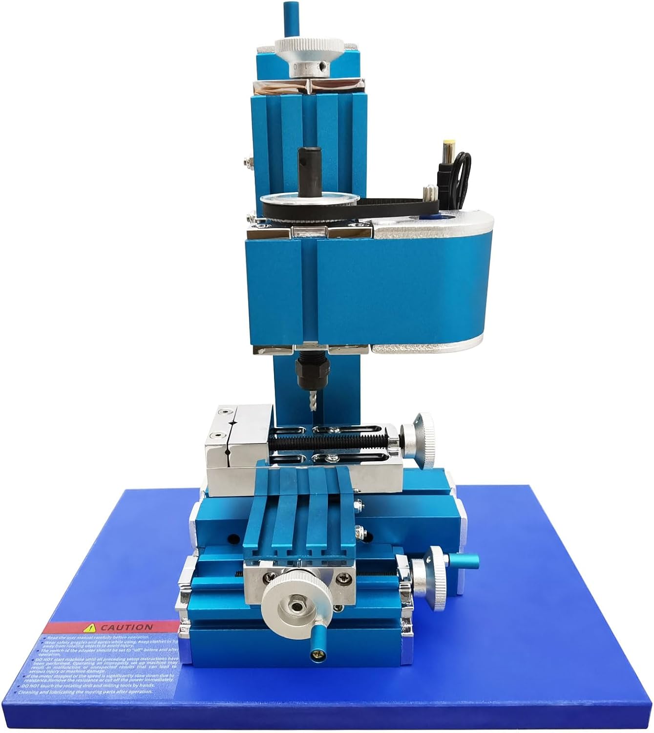 INTBUYING Mini Metal Milling Machine AC100V-240V Mini Drilling and Milling Machine DIY Tool Benchtop Wood Lathe for Educational Model Making