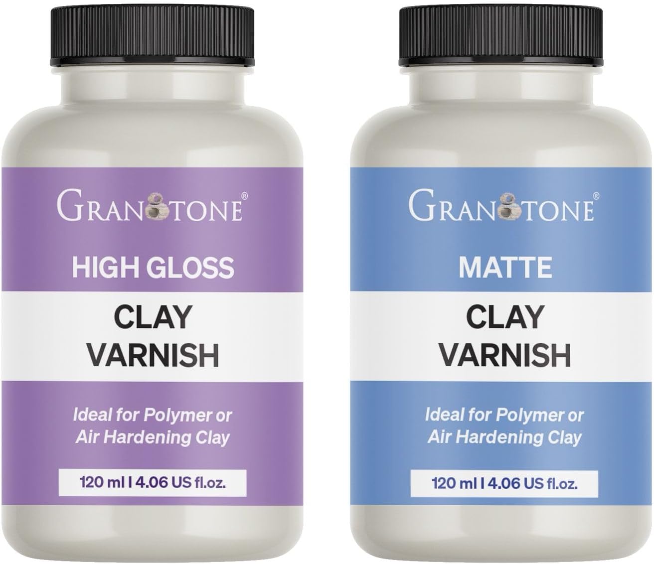 GRANOTONE Clay Varnish Gloss & Matte 4.06 fl oz Water Based Formula
