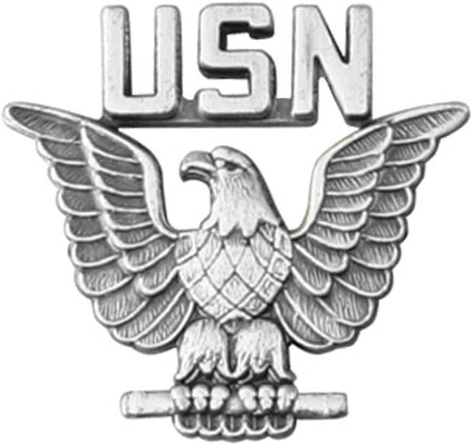 USN with Eagle Lapel Pin