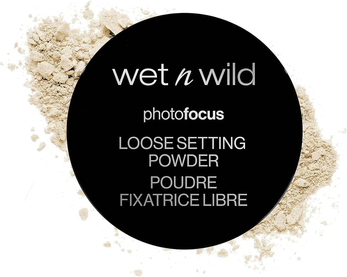 Wet n Wild Photo Focus Loose Setting Powder, Translucent and Mattifying with Weightless Texture for a Soft-Focus Effect, Makeup Finisher for Long Lasting Looks, 20g