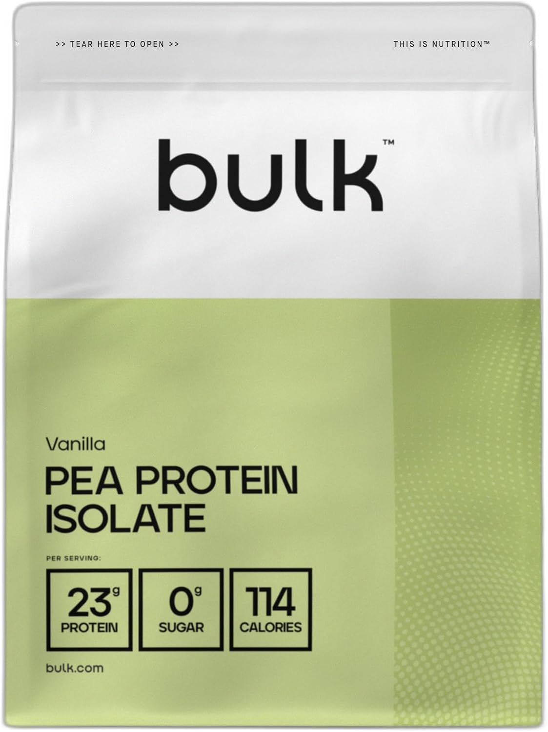 Bulk Pea Protein Isolate Powder, Vanilla, 2.5kg | Vegan Protein Shake
