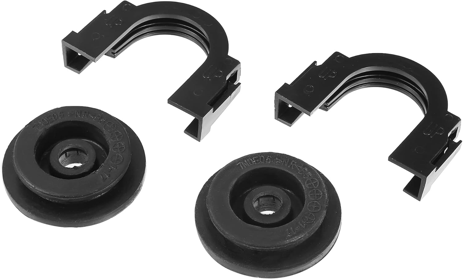 X AUTOHAUX 2 Sets Upper Radiator Mount Bushing Bracket 21542-CA000 21506-6M100 for Nissan Altima 2007-2015 for Nissan Maxima 2004-2014 for Nissan Quest 2004-2010 for Nissan Rogue 2014-2015