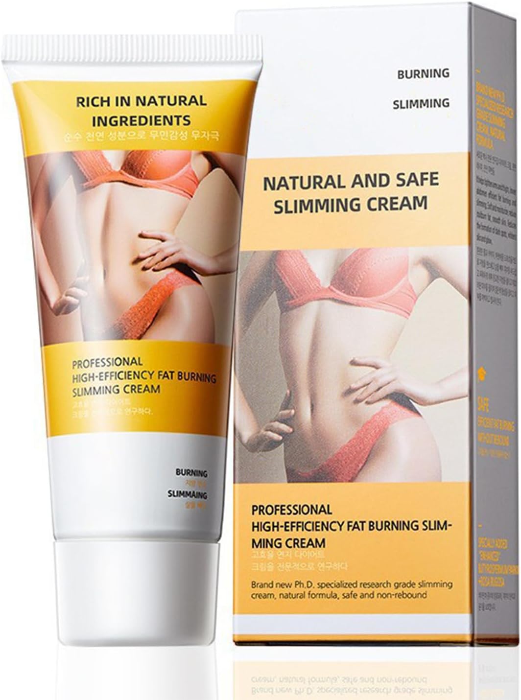 Body Shaping Cream,Slimming-Cream,Fat Burning for Belly,Slimming & Body Shaping for Thighs, Tummy, and Buttocks, Reduce the Appearance Of Cellulite