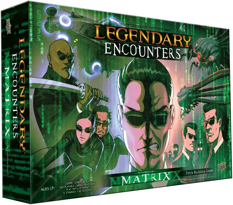 Upper Deck Legendary: Encounters: The Matrix Deck Building Game - Card Game, 5 Players, Ages 13+
