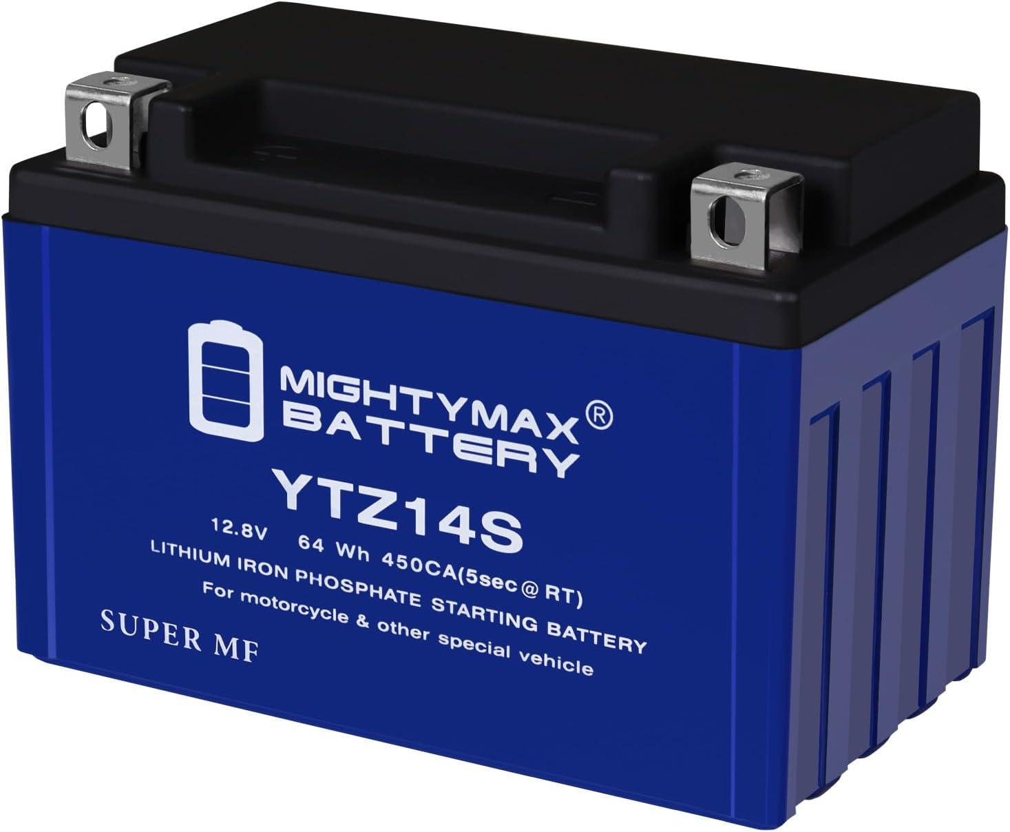 Mighty Max Battery YTZ14S LIFEPO4-12 Volt 11.2 AH, 380 CCA, Lithium Iron Phosphate (LiFePO4) Battery