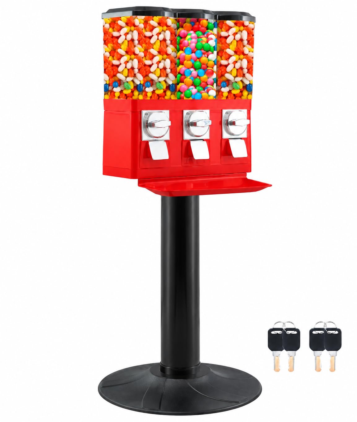 Candy Machine Dispenser Commercial Gumball Vending Machine Coin Operated