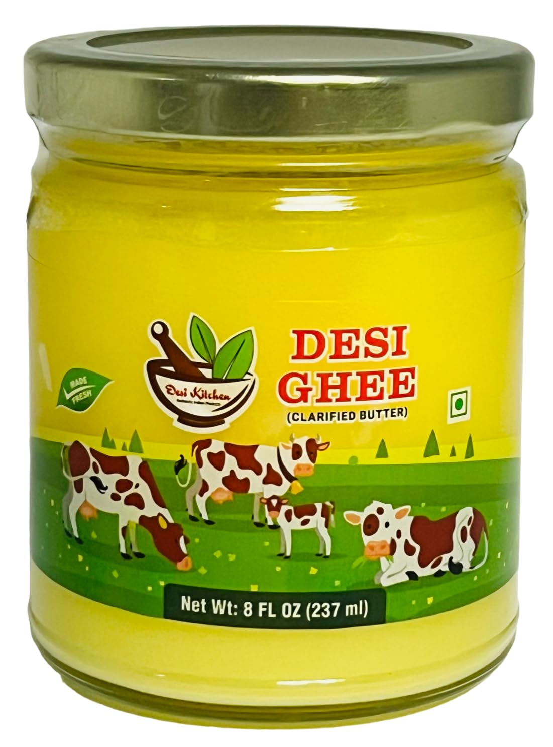Desi Kitchen DESI GHEE (Clarified Butter) 8 FL OZ (237ml) By Rani Foods Inc