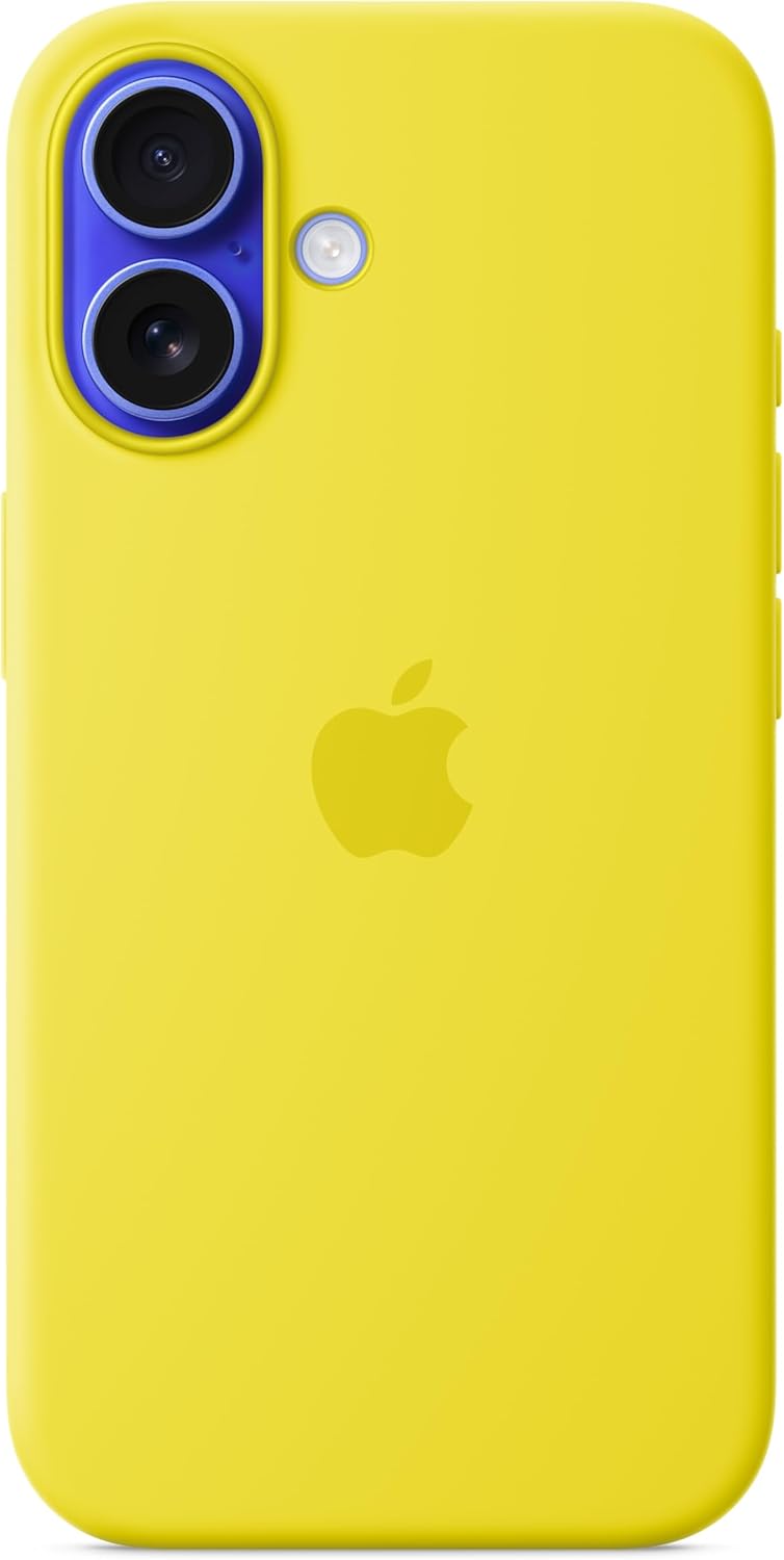 Apple iPhone 16 Silicone Case with MagSafe and Camera Control - Star Fruit ​​​​​​​