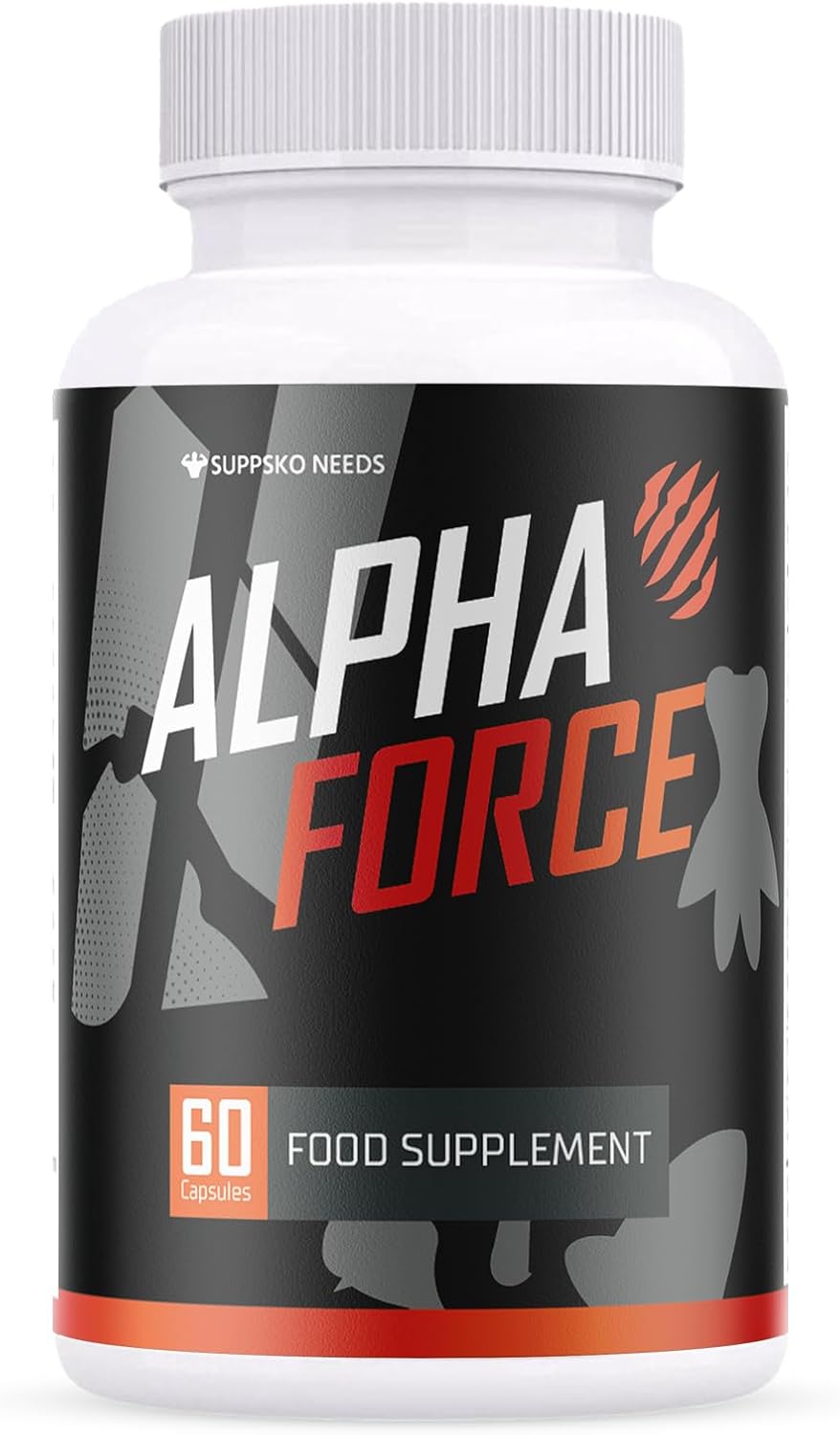 Alpha Force Food Supplment Advanced Formula for max Performance 60 Capsules SUPPSKO NEEDS