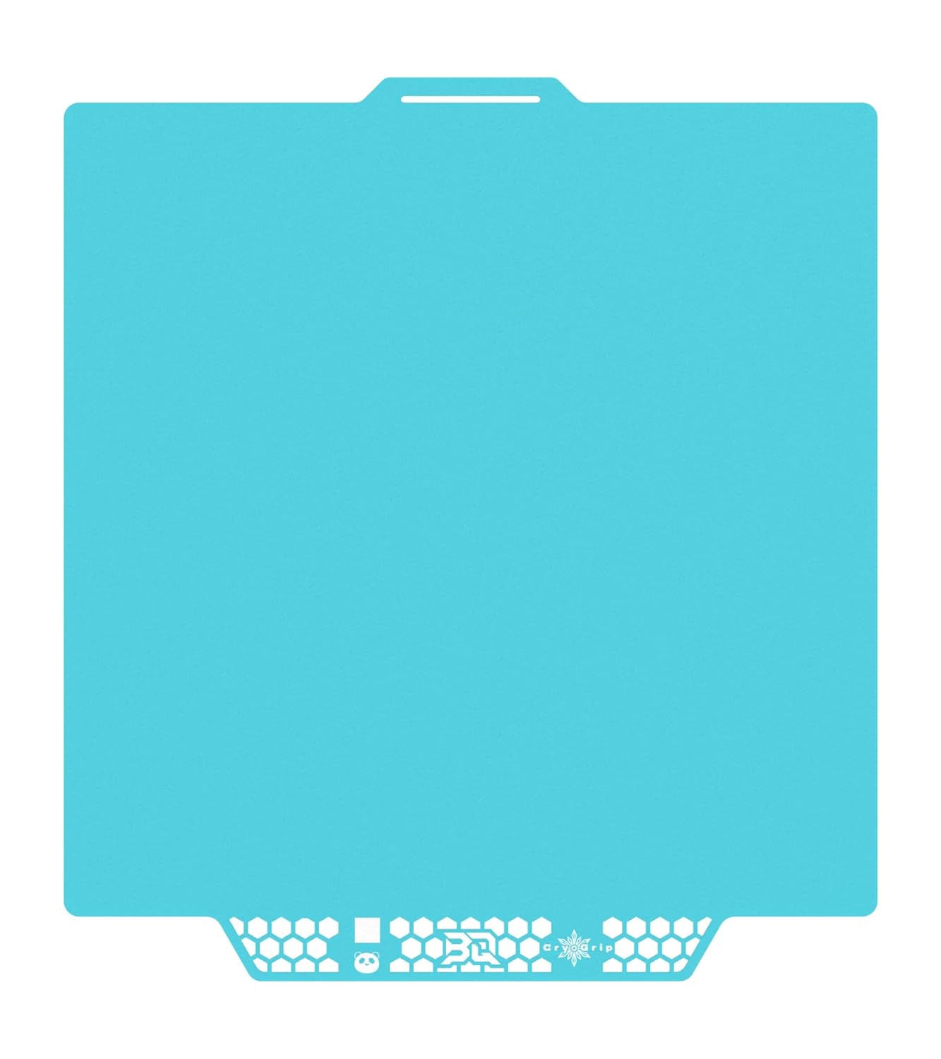 BIQU CryoGrip Pro Glacier-Original Panda Build Plate for Bambu-Lab P2S P1S P1P X1C X1E A1 3D Printers, Double-Sided Fine Textured Spring Steel Sheet, Firm Adhesion, 257x257mm, 1 Piece