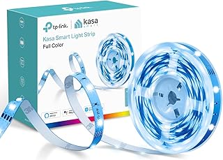 Kasa Smart LED Light Strip, 16.4ft WiFi LED Strip Works with Alexa, Google Home, SmartThings, High Brightness with 16 Million Colors, RGB, Grouping, Adjustable Length, Up to 25,000 Hours (KL400L5)