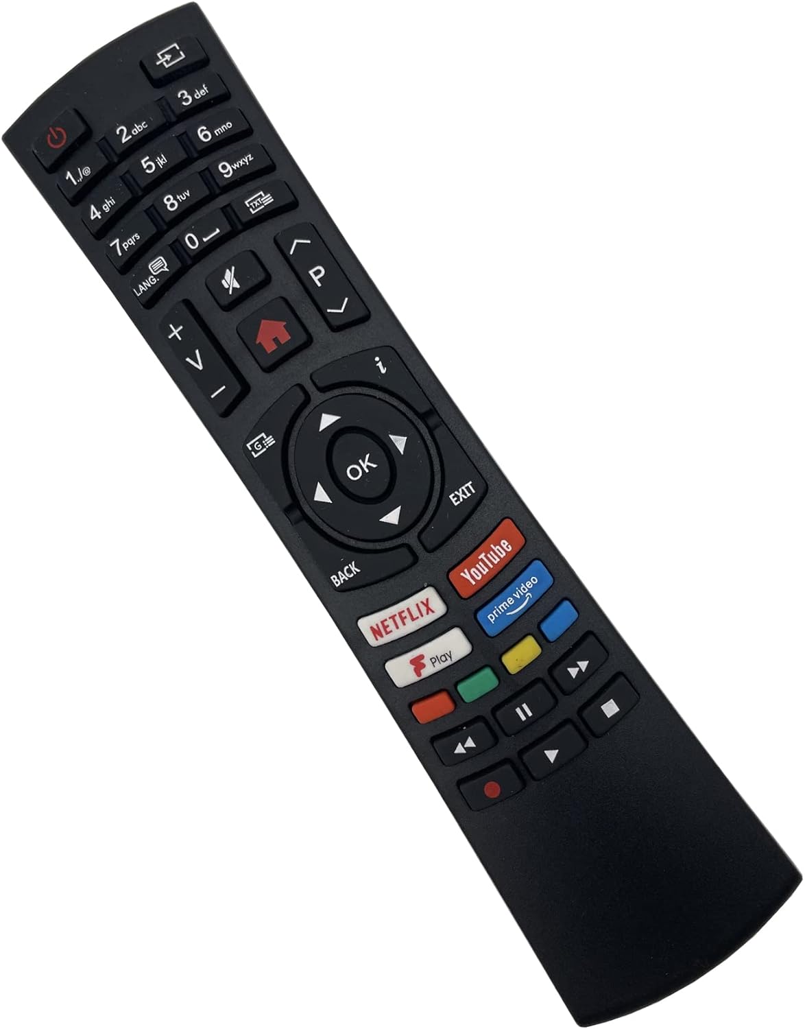 NEW Replacement RC4391P for bush tv remote fit for bush remote control for tv Compatible With Bush,Vestel, Nordmende Smart TV DLED55UHDHDRS DLED65UHDHDRS DLED32FHDS DLED40FHDS DLED49FHDS