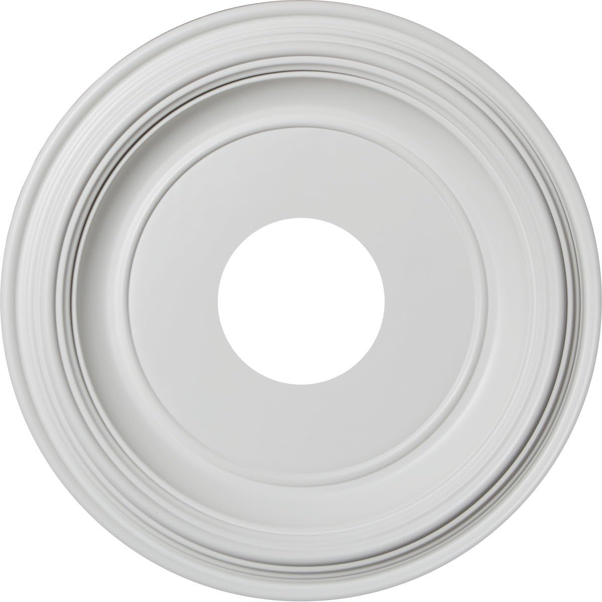 13"OD x 3 1/2"ID x 1 1/4"P Traditional Thermoformed PVC Ceiling Medallion (Fits Canopies up to 7 1/2")