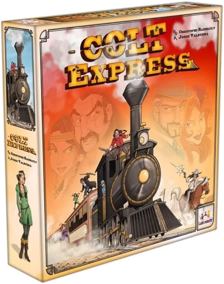 Asmodee Ludonaute Colt Express Board Game Ages 10+ 2-6 Players 40 Minutes Playing Time