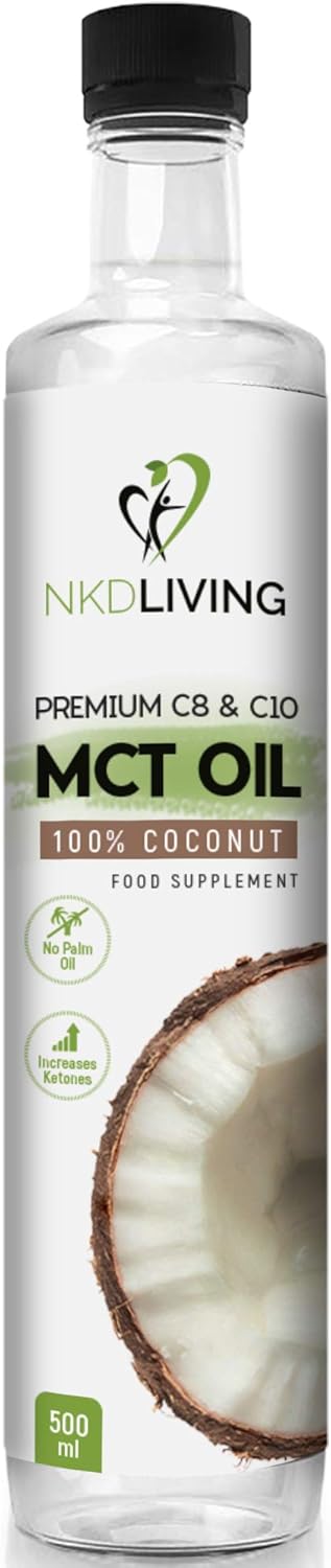 MCT Oil (60/40) 100% from Coconuts (500ml) by NKD Living